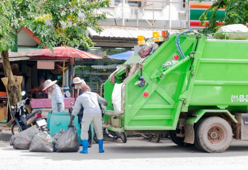 Office furniture being cleared by experts